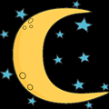 moon and stars icon