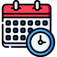 calendar and clock icon